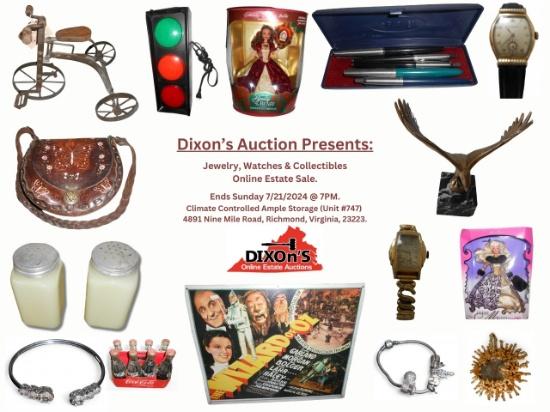 7/21/2024 Jewelry, Watches, & Collectibles Sale.