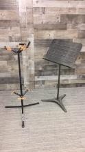ULTRA HANGING TRIPLE GUITAR STAND & MUSIC STAND