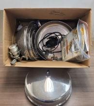 BOX OF MISCELLANEOUS: ELECTRIC FRY PAN