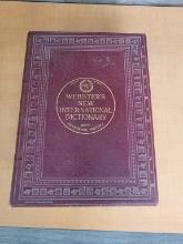 1924 WEBSTER'S NEW INTERNATIONAL DICTIONARY