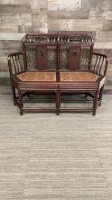 MCM CANE SEAT CHINOISERIE SETTEE