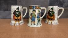 ROYAL DOULTON 3 MUSKETEERS & MORE TANKARDS
