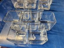 Five Large Glass Containers, Maybe for Candles or Centerpiece