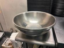 (5) Stainless Steel Mixing Bowls, 14in W x 5in D