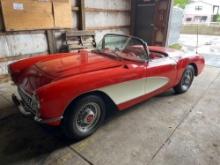 1956 CHEVY CORVETTE COLLECTIBLE VEHICLE VN:S003645 350 gas engine, automatic transmission,