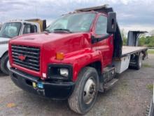 2008 GMC ROLLBACK TRUCK VN:1GDJC1B38F404870 powered by diesel engine, equipped with power steering,