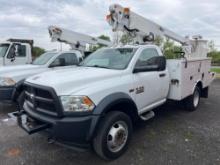 2016 DODGE 4500 BUCKET TRUCK VN:283422 powered by 6.4L Hemi gas engine, equipped with Allison