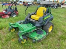 JOHN DEERE Z960R COMMERCIAL MOWER SN-0061 powered by gas engine, equipped with 60in. cutting deck,