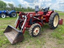 BELARUS 420A UTILITY TRACTOR SN:463315 4x4, powered by diesel engine, equipped with ROPS, Allied 394