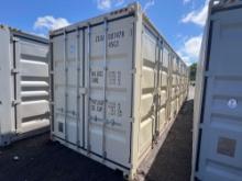 40FT. HIGH CUBE MULTI-USE CONTAINER Details: Four Side Open Door, one end door, lock box, side
