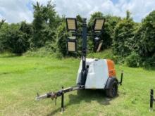 2018 GENERAC MLT6SMD LIGHT PLANT SN:3549681 powered by diesel engine, equipped with 4-1,000 watt