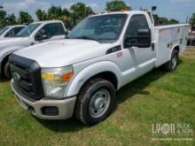 2011 FORD F350 SERVICE TRUCK VN:A64123 powered by gas engine, equipped with automatic transmission,