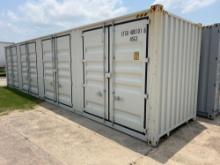 NEW 40FT. HIGH CUBE MULTI-USE CONTAINER. 4 SIDE DOORS