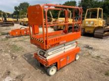 2016 SNORKEL S3219E SCISSOR LIFT SN:S3219E-04-002268 electric powered, equipped with 19ft. Platform