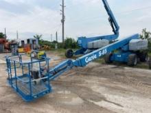 2013 GENIE S-85 BOOM LIFT SN:S8513-10443 4x4, powered by diesel engine, equipped with 85ft. Platform