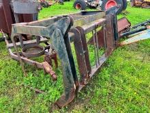 ROOT RAKE GRAPPLE TRACTOR ATTACHMENT no cylinders.