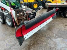 BOSS 10FT. POLY POWER ANGLE PLOW WITH 12IN. WINGS SNOW EQUIPMENT. Located: 4810 Lilac Drive North