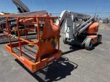 2018 SNORKEL A46JE ELECTRIC BOOM LIFT SN:A46JE-04-180100386 electric powered, equipped with 46ft.