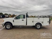 2018 FORD F350XL UTILITY TRUCK VN:C66281 powered by 6.2L gas engine, equipped with automatic