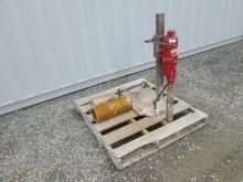 SUPPORT EQUIPMENT SUPPORT EQUIPMENT concrete core drill with adjustable stand / carotteuse ? beton
