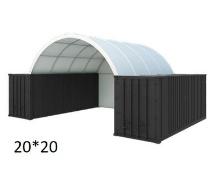 NEW GOLDEN MOUNT 20FT. X 20FT. STORAGE BUILDING Snow Rating Test Report; SGS fabric Certificate, PE