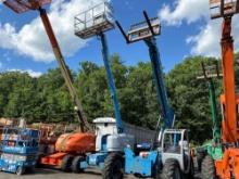 GENIE S40 BOOM LIFT SN:6015 4x4, powered by Perkins diesel engine, equipped with 40ft. Platform