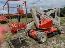 2015 SNORKEL A38E ELECTRIC BOOM LIFT SN:A38E-01-006443 electric powered, equipped with 38ft.