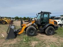 NEW UNUSED CASE 321F RUBBER TIRED LOADER...powered by diesel engine, equipped with EROPS, air, heat,