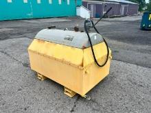 STEEL FUEL SUPPLY TANK WITH CONTAINMENT, MANUAL PUMP, FORK POCKETS FUEL TANK