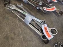 SET OF (8) COMBINATION WRENCHES 1IN. - 1 5/8IN. SUPPORT EQUIPMENT