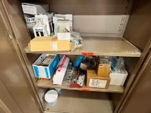 CONTENTS OF BOTTOM 3 SHELVES: MISC. SUPPORT EQUIPMENT