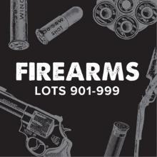 Firearms - Lots 901-999