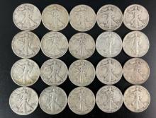 (20) Assorted US Half Dollar Coins