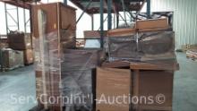 Lot on 2 Pallets of Various Tan Cabinets