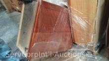 Lot on Pallet of 6-Piece Brown Cabinets