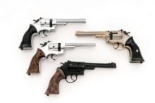 Lot of Four (4) Crossman 38T CO2 .177 Cal. Target Revolvers