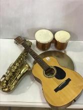 Group of Musical Instruments Including