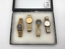 Lot of 4 Men's Wrist Watches Including