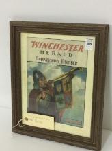 Framed Winchester Herald Anniversary Number