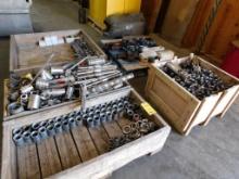 LOT: (5) Pallets of Mule Shoes, Carbide Sleeves, Float Valves, Assorted Mud Parts