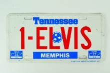 1987 Elvis Presley Vintage Tennessee Booster License Plate Memphis