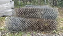 (4) Rolls of Used Chainlink Fence