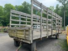 2313 9x18 Wooden Hay Wagon
