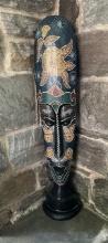 Tribal Art - Long Mosaic Face