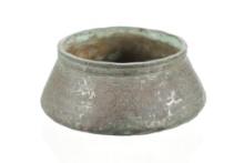 14th-15th C. Arabic Mamluk Inscribed Brass Bowl
