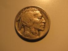 US Coins: 1x1935 Buffalo Nickel