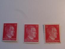 3 Nazi Germany Unused Stamp(s)