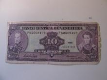 Foreign Currency: Venezuela 10 Bolivares