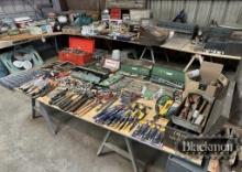 Large Lot Of Tools – Wrenches, Pliers, Socket Sets, Allen Wrenches, Screw D