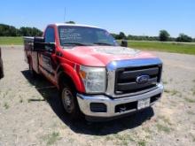 2015 FORD F-250 SERVICE TRUCK, n/a+ mi,  NON-RUNNER, V-8 GAS, AUTOMATIC, PS